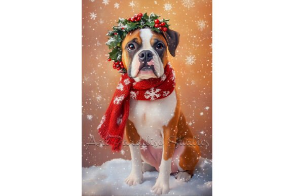 Boxer Christmas Dog Snowflake Wall Art Illustrations: A Seller’s Review