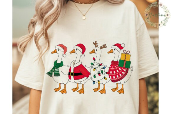 Christmas Geese Holiday PNG Clipart: A Review for Illustrations and Web Design