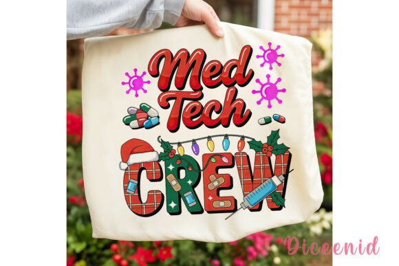 Christmas Med Tech Crew PNG Clipart for Commercial Illustrations