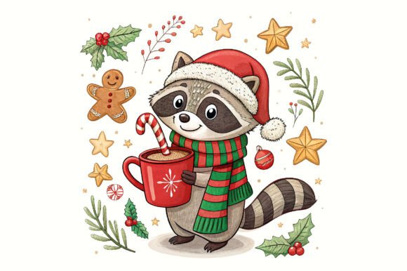 Christmas Raccoon PNG: A Crafter’s Review of Festive Illustrations