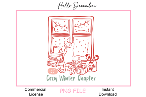 Retro Cozy Winter Chapter Christmas PNG Review
