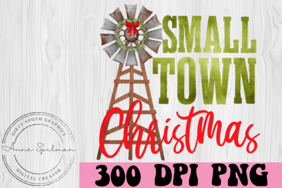 Small Town Christmas Windmill Review: A Versatile Illustrations Asset for Seasonal Branding